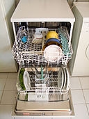 Dishwasher open for loading