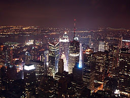Reading Comprehension About New York City - Vista aérea de Times Square desde el Empire State Building