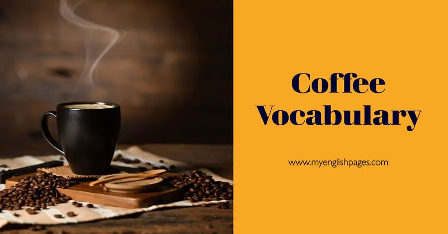 Coffee Vocabulary List