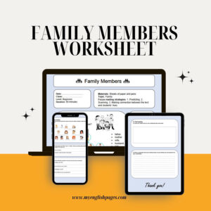 Family Members Worksheet