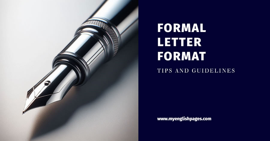 Formal Letter Format