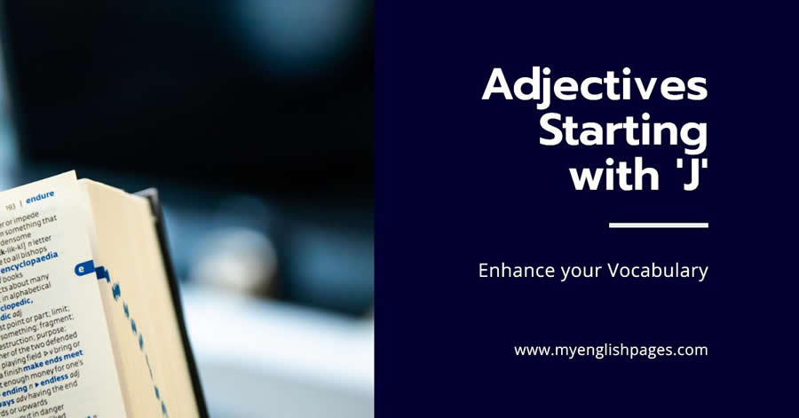 Adjectives Starting with J