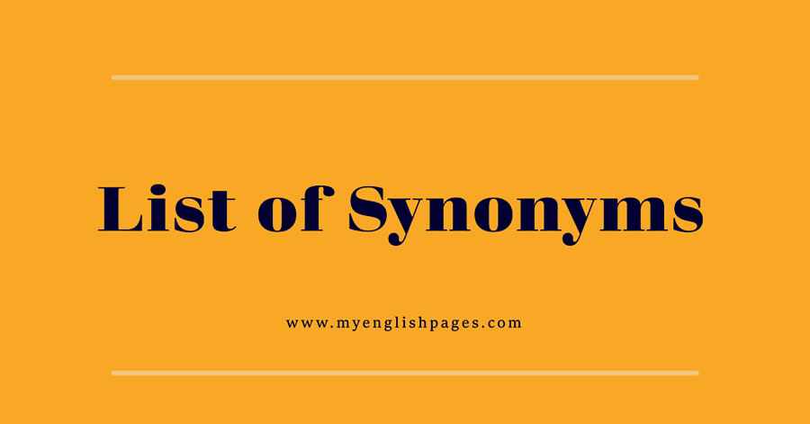 List of Synonyms