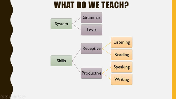 What do language teachers teach?