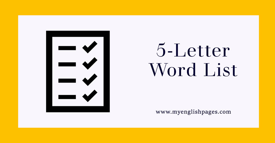 5 Letter Words List