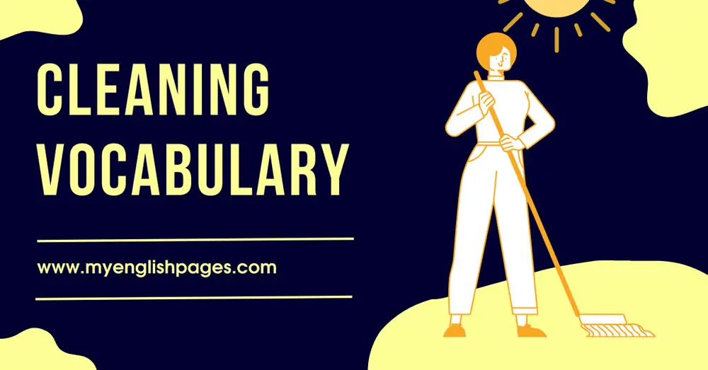 Cleaning Vocabulary List