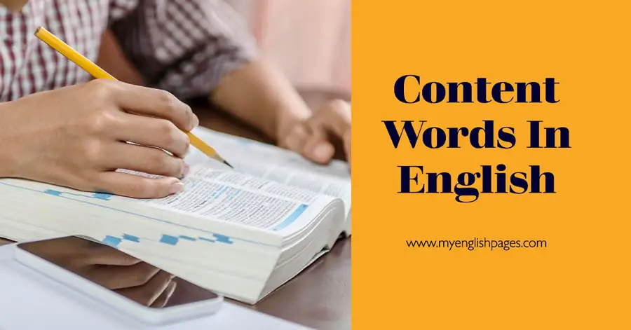 Content Words In English