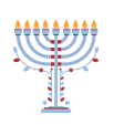 hannukah 9 candles