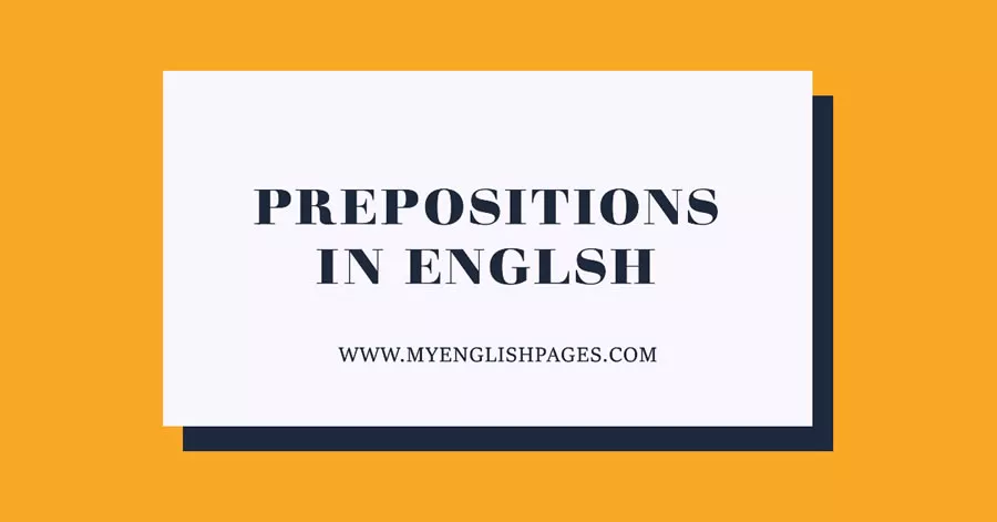 Prepositions In English
