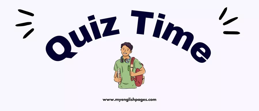 Quiz Time For English Learners
