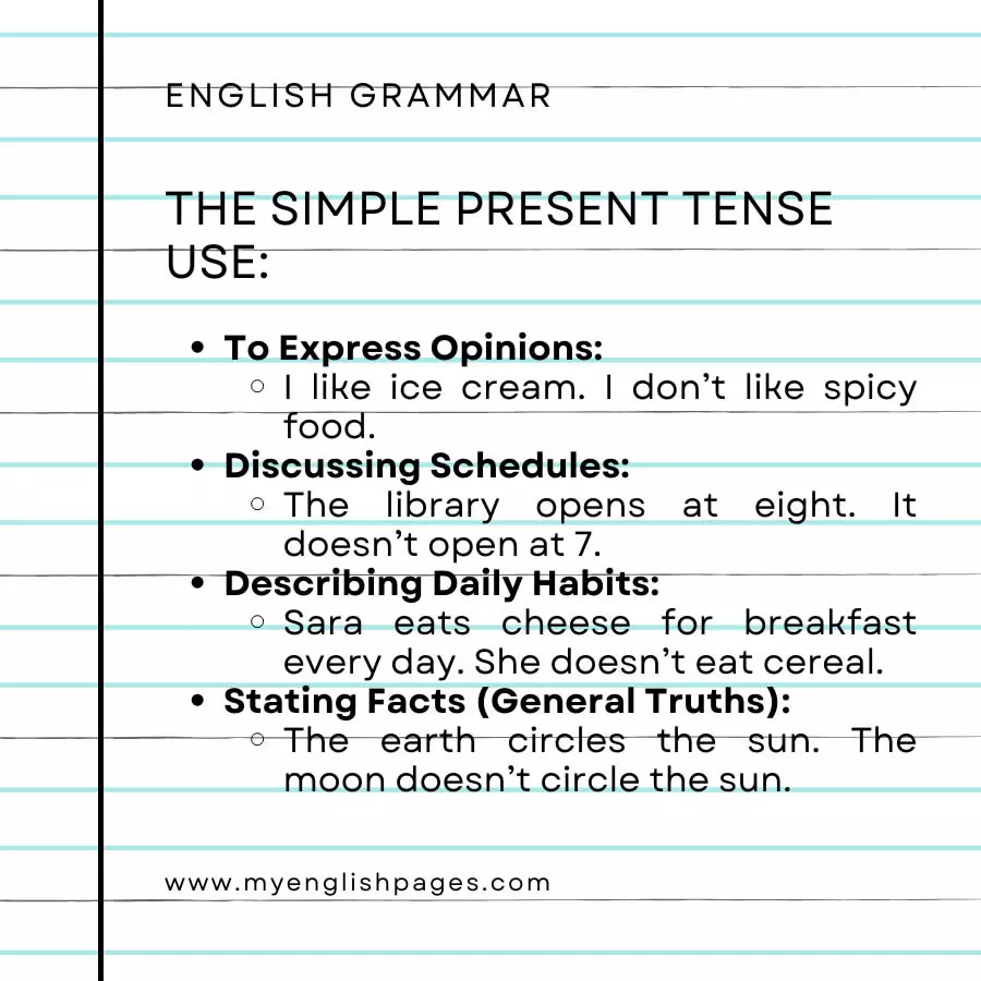The Simple Present Tense