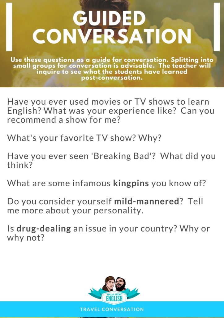 TV Shows For Learning English: Breaking Bad, B1 - Hal And Steve English